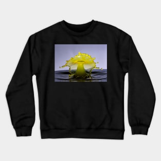 Stop Motion Yellow Splash Crewneck Sweatshirt